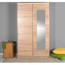 ARMOIRE KYA PORTES COULISSANTES 120X208X60CM SONOMA