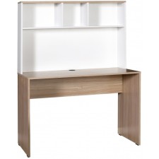 BUREAU TORI CHENE BLANC LAQUE 110X149X52CM