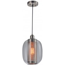SUSPENSION LUMINAIRE SP8240-1 METAL CHROME ET VERRE