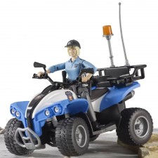 QUAD POLICE AVEC POLICIERE