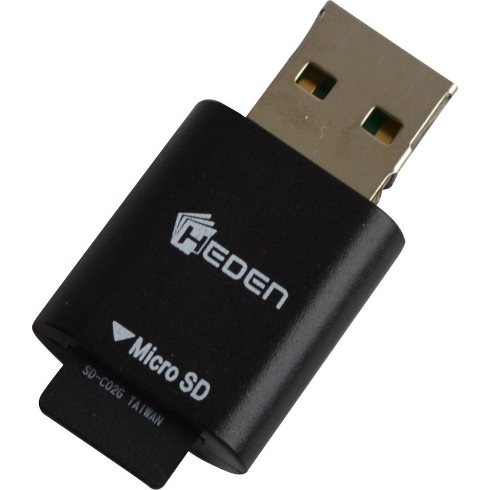 HEDEN - Lecteur de carte externe MicroSD USB 2.0