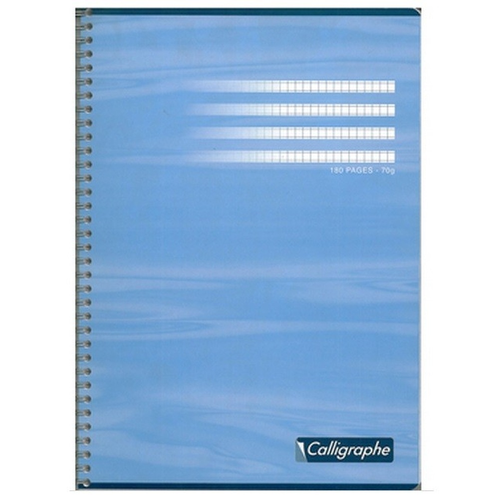 Cahier A4 Clairefontaine Cahier - 17x22(cm) - Grands carreaux - 48 pages -  couverture en carton - sans spirale 