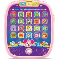 TABLETTE DES DECOUVERTES LUMI VTECH ROSE DES 9 MOIS