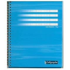 CAHIER PETITS CARREAUX 180 PAGES 170x220 CLAIREFONTAINE
