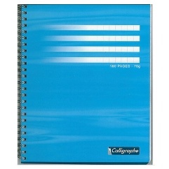 CAHIER GRANDS CARREAUX 180 PAGES 170x220 CLAIREFONTAINE 