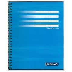 CAHIER GRANDS CARREAUX 100 PAGES 170x220 CLAIREFONTAINE 