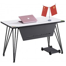 BUREAU TY003 FER FORGE BLANC