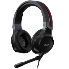 MICRO CASQUE FILAIRE ACER NITRO GAMING SANGLE REGLABLE AVEC GLISSIERE NOIR ROUGE