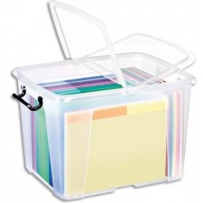 BOITE DE RANGEMENT 40L  EN SACHET  CRISTAL