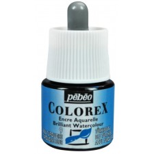 ENCRE AQUARELLE COLOREX FL45ML BLEU TURQUOISE