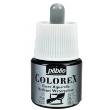 ENCRE AQUARELLE COLOREX FL45ML NOIR D IVOIRE
