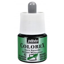 ENCRE AQUARELLE COLOREX FL45ML VERT MOUSSE