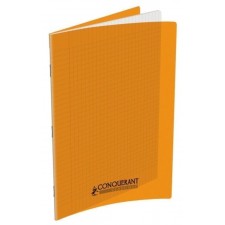 CAHIER AGRAFE A4 POLYPRO ORANGE 70G 192P SEYES CLASSIQUE