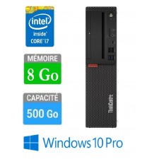 ORDINATEUR FIXE LENOVO M720Q i7-8700 8Go DDR4 2666Mhz 512Go SSD W10P