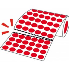 ROULEAU GOMETTES RONDES ABC MINUSCULE 20MM MULTICO