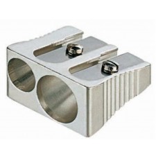 TAILLE CRAYON ALUMINIUM  FORME VIOLON  2 USAGES