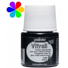 PEINTURE VITRAIL SOLV-FR 45ML NOIR