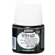 PEINTURE VITRAIL SOLV-FL 45ML VERT SAPIN