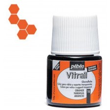 PEINTURE VITRAIL SOLV-FL 45ML ORANGE