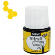 PEINTURE VITRAIL SOLV-FL 45ML JAUNE