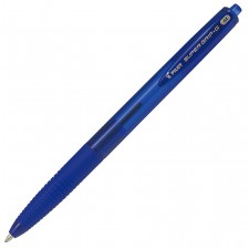 STYLO BILLE - BLEU - POINTE MOYENNE SUPER GRIP G RETRACTABLE