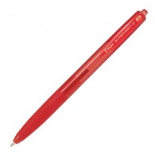 STYLO BILLE - ROUGE - POINTE MOYENNE SUPER GRIP G RETRACTABLE