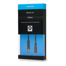 CABLE JACK D2 DIFFUSION 3.5MM M/F 2.50M NOIR