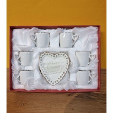 TASSES 490 90CC COEUR BLANC