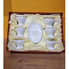 TASSES 333 220CC AVEC SOUCOUPES 12 PIECES BLANCHES