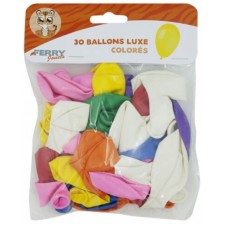 30 BALLONS CLASSIQUES ASSORTIS