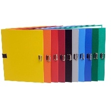 CHEMISE À DOS EXTENSIBLE FORMAT 240*320 POUR A4 10 COULEURS ASSORTIES 