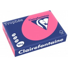 RAMETTE A4 ROSE FUCHSIA 160G-M2 FSC 250 FEUILLES