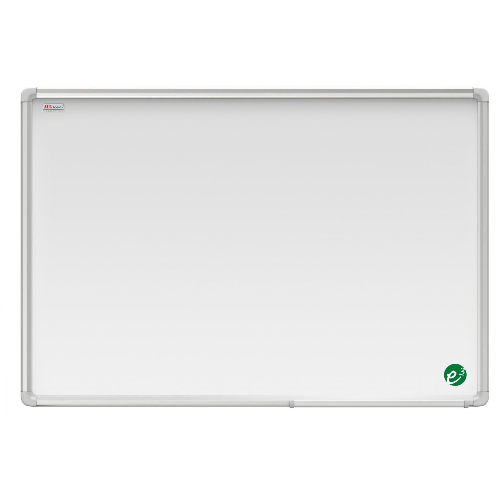Tableau blanc magnétique, avec cadre en aluminium et plateau de