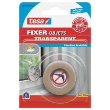 ADHESIF DOUBLE-FACE TESA MURAL EXTRA FORT TRANSPARENT 50MX19MM
