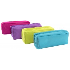 TROUSSE RECTANGULAIRE 2 COMPARTIMENTS COULEURS ASSORTIES