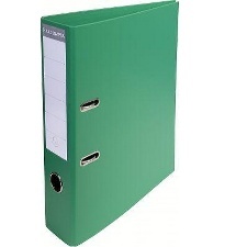 CLASSEUR À LEVIER POLYPRO FORMAT 320*290 MM POUR A4 VERT - DOS 70 MM