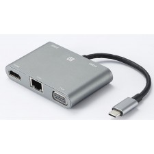 HUB USB-C UNIVERSEL D2HUBUSBCUNIV2 POUR MACBOOK ET PC 5PORTS