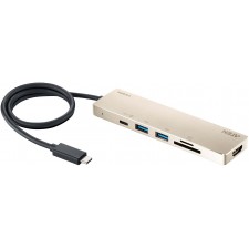 MINI STATION D'ACCUEIL ATEN UH3239 4K 60WATTS 2PORTS USB 3.2 TYPE A