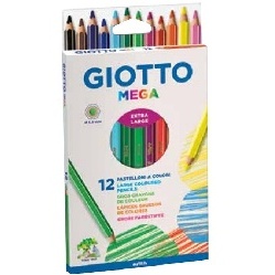 CRAYONS DE COULEUR 12 COULEURS ASSORTIES 