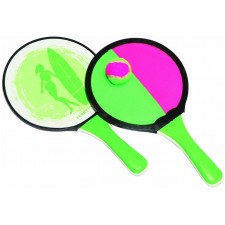 RAQUETTES BEACH BALL SCRATCH 2 BALLES DES 3 ANS