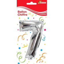 BALLON ANNIVERSAIRE CHIFFRE N° 7
