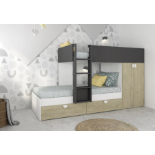 LIT SUPERPOSE COMBO 1811-11-42-0201 CHENE/NOIR 90x190CM