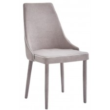 CHAISE DE TABLE DC-0033 BROWN TISSU TAUPE