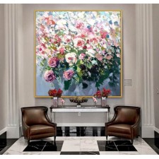 TABLEAU DECORATIF ROSES 818-2