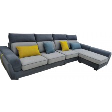 CANAPE D'ANGLE S52-2  5 PLACES GRIS