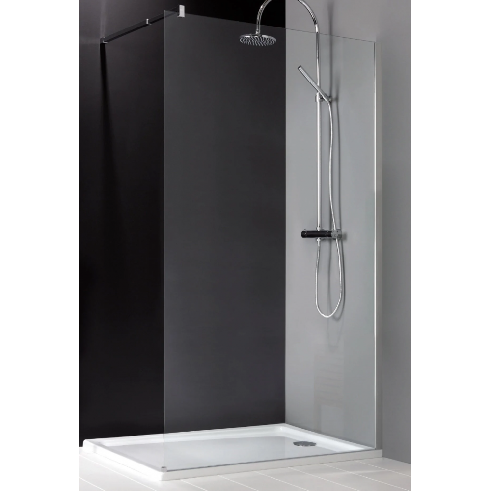 Joint de porte de douche en forme de F - 200 cm - Pour porte de douche de  10 mm d'épaisseur : : Bricolage
