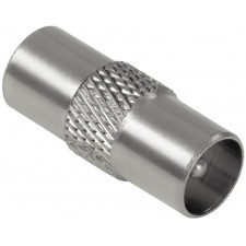 ADAPTATEUR COAXIAL HAMA 75122483 MALE / MALE METAL 9.52MM