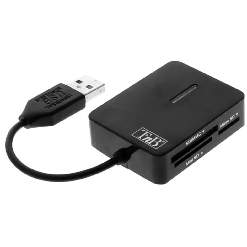 Multiprise Mount 3 prises + 2 USB A + support GSM noir