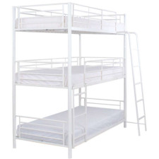 LIT SUPERPOSES 1P+1P+1P 90X190CM BLANC