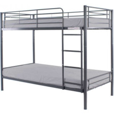 LIT SUPERPOSE 1P+1P 90x190CM GRIS OU BLANC